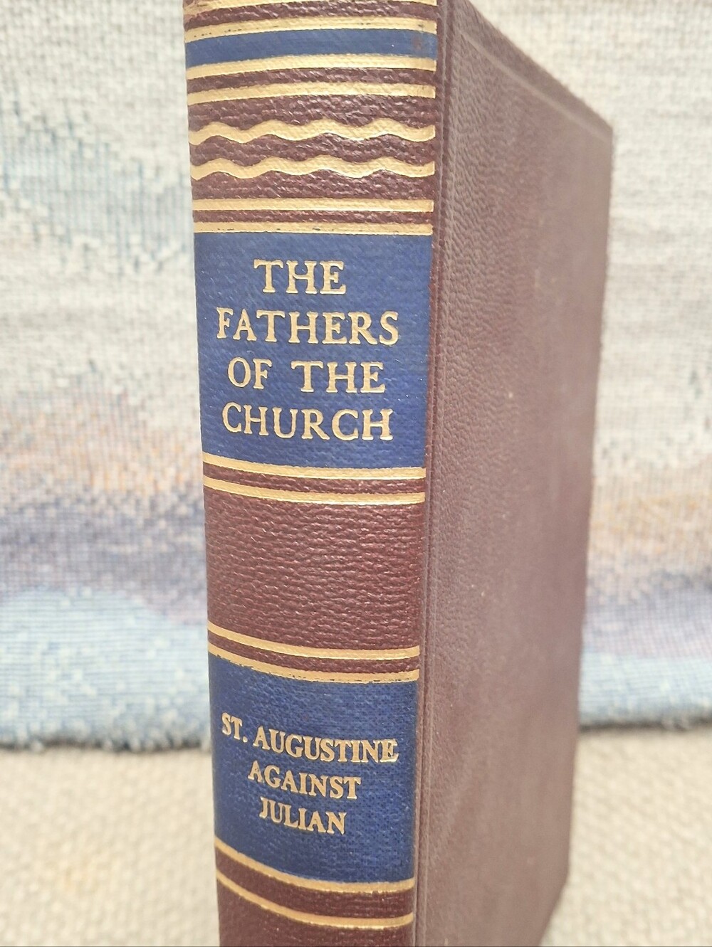 1957 St Augustine Against Julian Fathers of the Church HC Catholic Theology